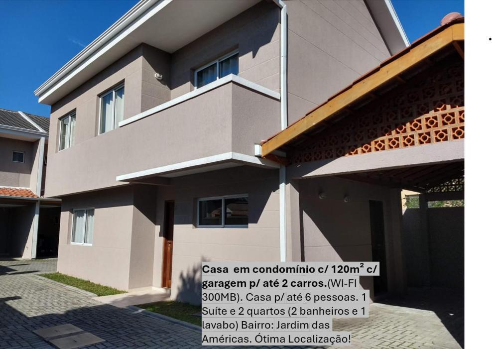 Casa Curitiba 120m² (1 Suíte e 2 Quartos) com garagem em condomínio Exterior foto